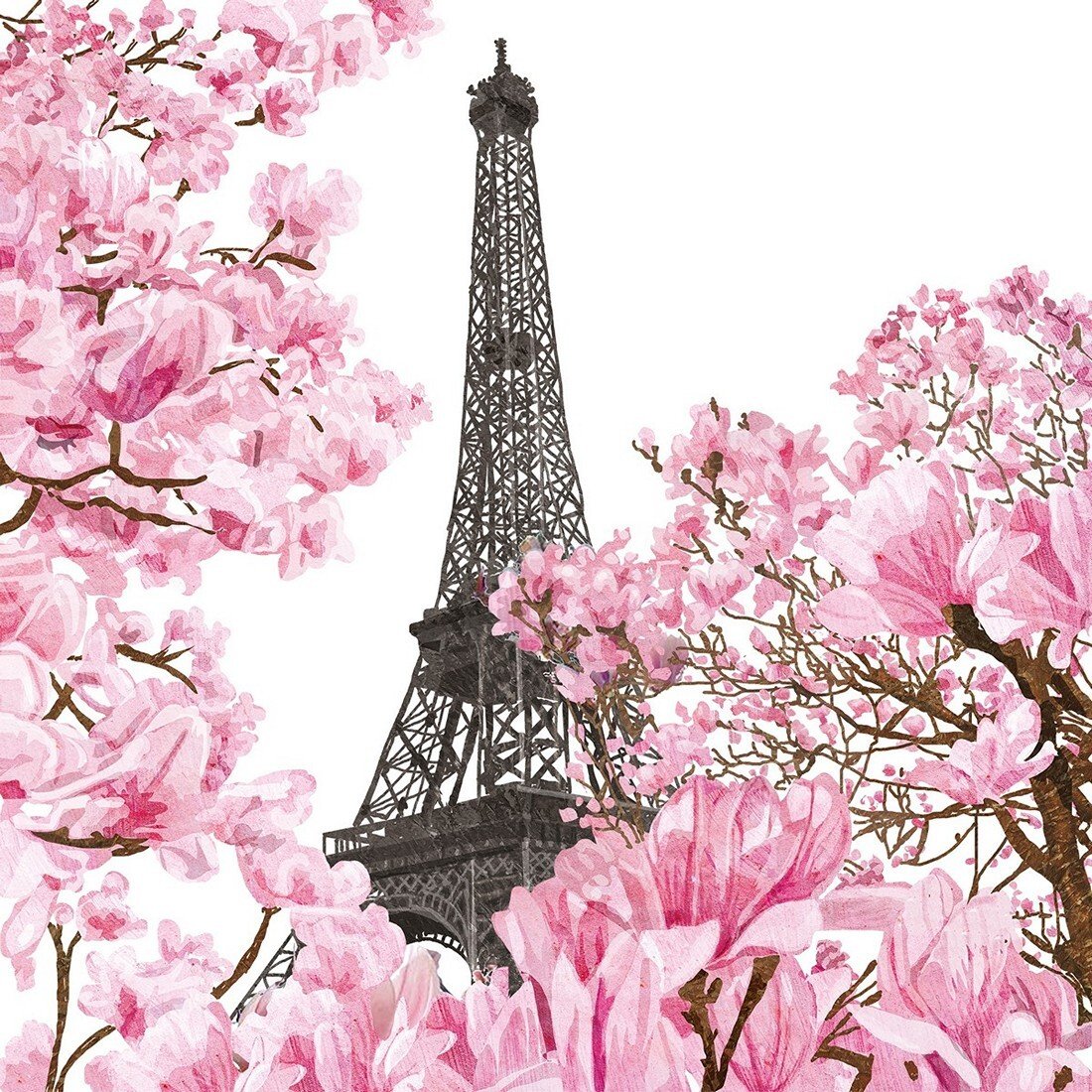 Decoupage Paper Napkins - April In Paris - The Tissue Store Decoupage Paper Napkins - April In Paris