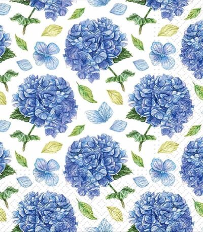 Decoupage Paper Napkins - Rhythmic Hydrangea