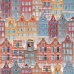 Decoupage Paper Napkins - Amsterdam Houses