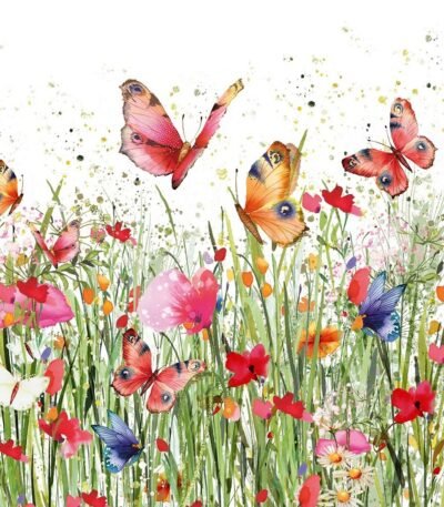 Decoupage Paper Napkins - Flowerfield