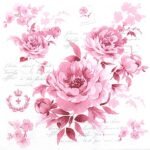 Decoupage Paper Napkins - Romantic Flower rose