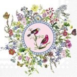Decoupage Paper Napkins - Spring Medaillon