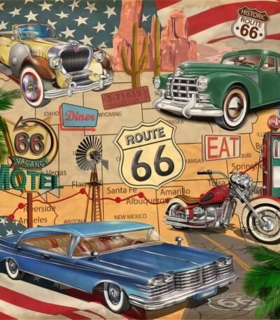 Decoupage Paper Napkins - USA Trip