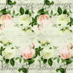 Decoupage Paper Napkins - Jardin Botanique Cream