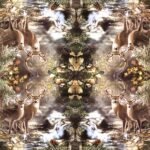 Decoupage Paper Napkins - Deers on a Creek