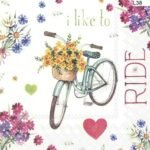 Decoupage Paper Napkins - I Love My Bike
