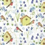 Decoupage Paper Napkins - Birdhouse In Spring