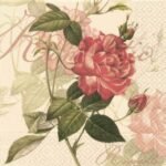 Decoupage Paper Napkins - Classic Rose