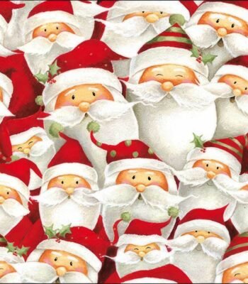 Decoupage Paper Napkins - Funny Santa