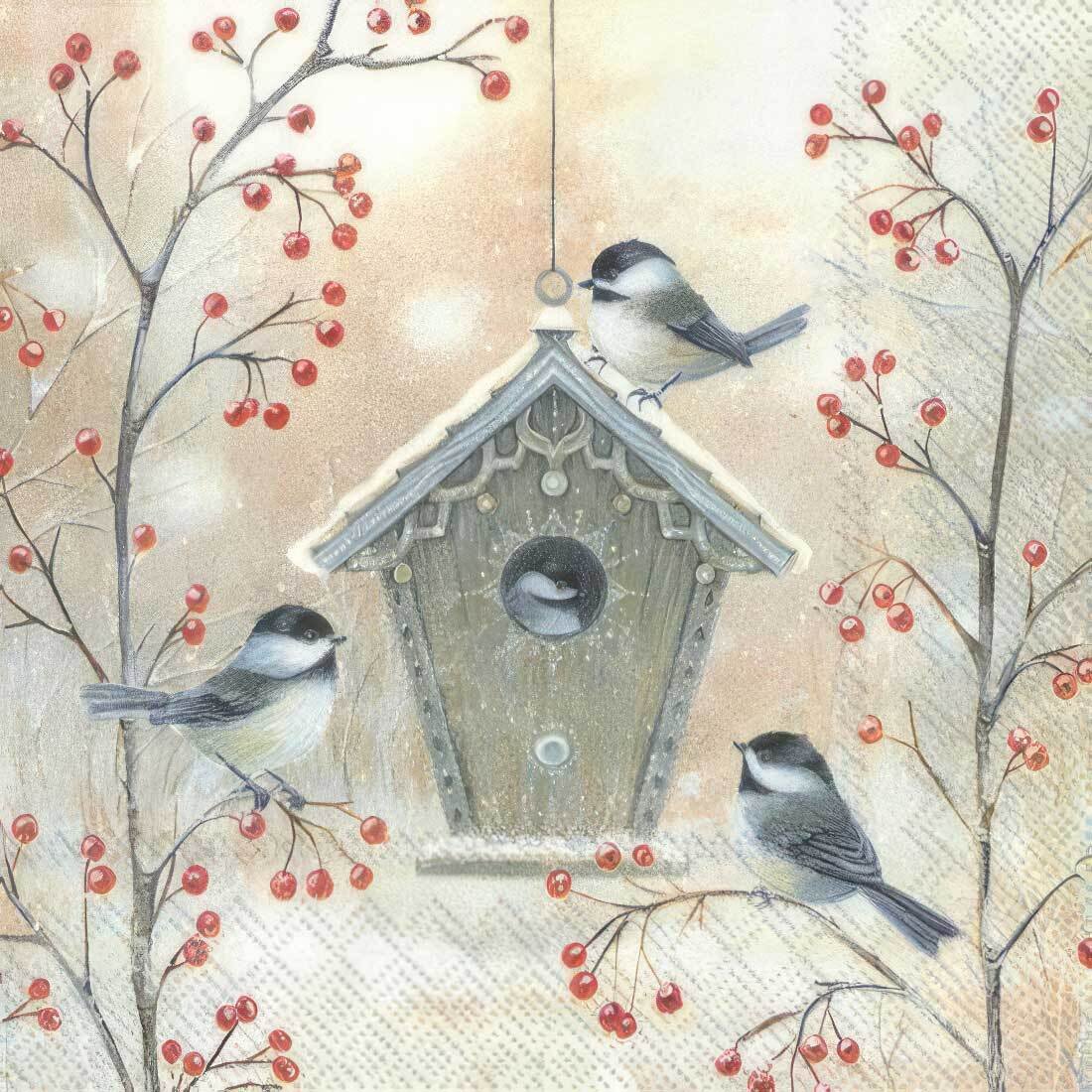 Decoupage Paper Napkins - Beautiful Birdhouse - The Tissue Store Decoupage Paper Napkins - Beautiful Birdhouse