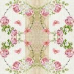 Decoupage Paper Napkins - Roundel of Roses
