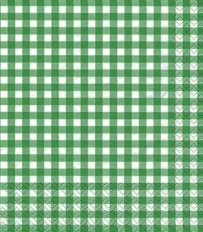 Decoupage Paper Napkins - Karo Dark Green