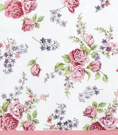 Decoupage Paper Napkins - Rosamond White