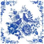 Decoupage Paper Napkins - Fairytale Pheasant Blue