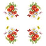 Decoupage Paper Napkins - Wild Poppy