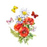 Decoupage Paper Napkins - Wild Poppy