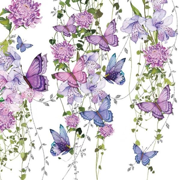 Decoupage Paper Napkins - Butterfly Splash