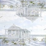 Decoupage Paper Napkins - Beach Cabin