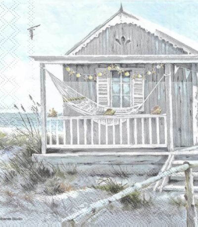 Decoupage Paper Napkins - Beach Cabin