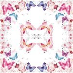 Decoupage Paper Napkins - Sparkly Butterflies