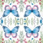 Decoupage Paper Napkins - Ylvie Blue Pink