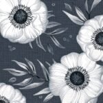 Decoupage Paper Napkins - Holly Flower Blue
