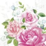 Decoupage Paper Napkins - Beverly White
