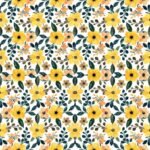Decoupage Paper Napkins - Yellow Floral Pattern
