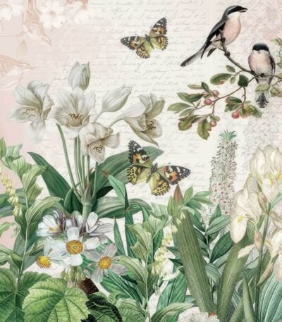 Decoupage Paper Napkins - Flower Garden