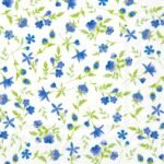 Decoupage Paper Napkins - Happy Flowers Blue