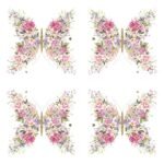 Decoupage Paper Napkins - Papillon Et Fleurs