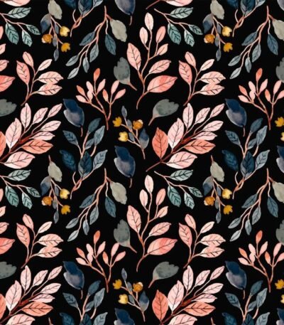 Decoupage Paper Napkins - Dark Floral Pattern