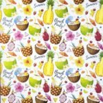 Decoupage Paper Napkins - Beach Party White
