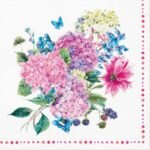 Decoupage Paper Napkins - Hydrangea Bouquet