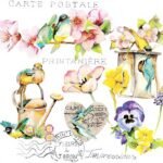 Decoupage Paper Napkins - Garden Flair