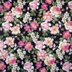 Decoupage Paper Napkins - Roses Glory Black