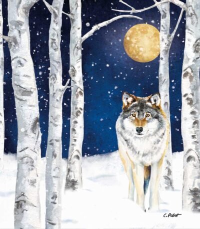 Decoupage Paper Napkins - Winter Wolf
