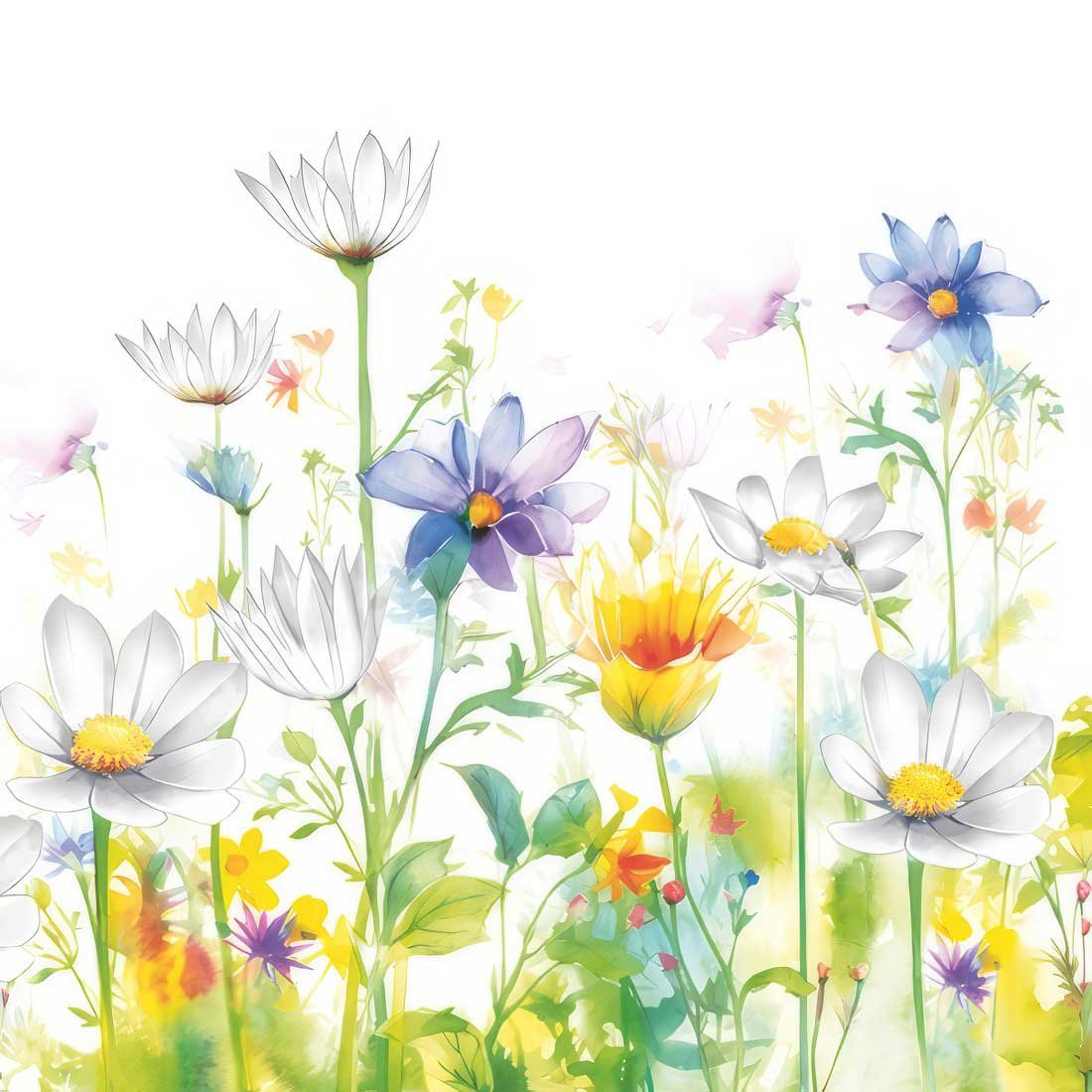 Decoupage Paper Napkins - Beautifull Flower Meadow - The Tissue Store Decoupage Paper Napkins - Beautifull Flower Meadow