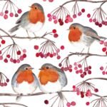 Decoupage Paper Napkins - Birds & Cherries