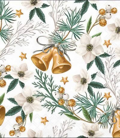 Decoupage Paper Napkins - Helleborus And Bells