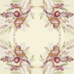 Decoupage Paper Napkins - Autumn Meadow Bird Cream