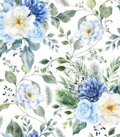 Decoupage Paper Napkins - Winter Florals