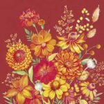 Decoupage Paper Napkins - Arya Red