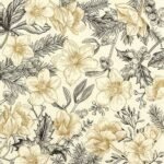 Decoupage Paper Napkins - Modern Christmas Rose