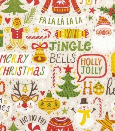 Decoupage Paper Napkins - Fa La La