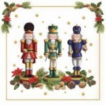 Decoupage Paper Napkins - Bearded Nutcracker