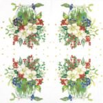 Decoupage Paper Napkins - Christmas Bouquet