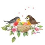 Decoupage Paper Napkins - Birds Nest