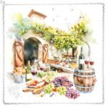 Decoupage Paper Napkins - Vineyard Tasting