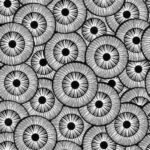 Decoupage Paper Napkins - Rosettes Festives Black white